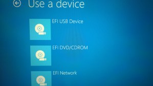 Use a EFI device