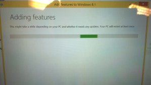 working with features
