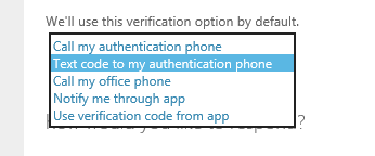 Extended Office 365 MFA options